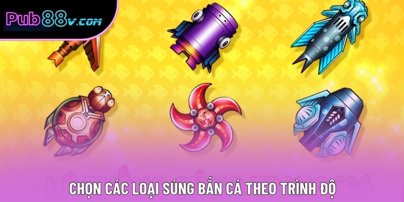 Chọn các loại súng bắn cá theo trình độ